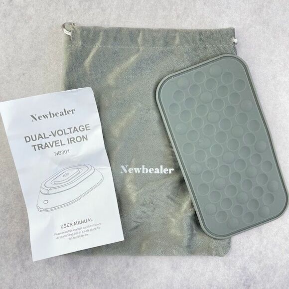 Newbealer Travel Iron Mini Iron with Dual Voltage-220V/120V Compact Dry Iron - Picture 7 of 10